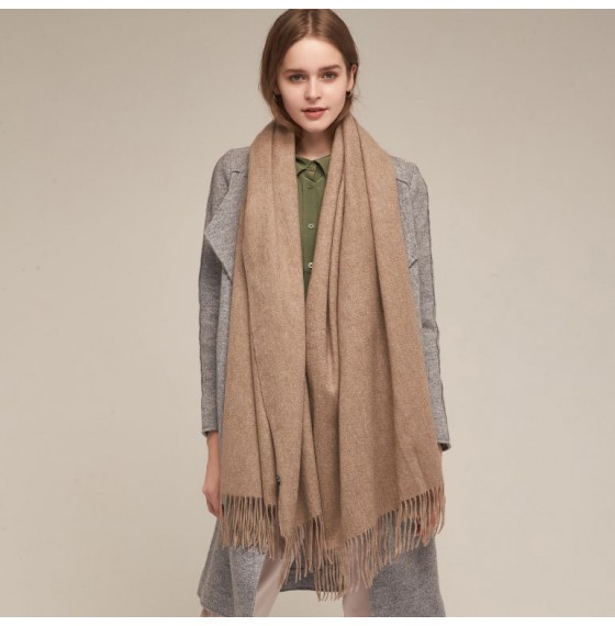 Жіночий шарф кашеміровий кемел natural, 200*68