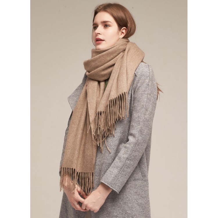 Жіночий шарф кашеміровий кемел natural, 200*68 - 2