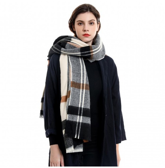 Жіночий шарф вовняний модний 200*70 см