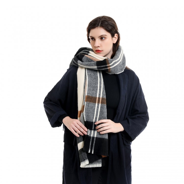 Жіночий шарф вовняний модний 200*70 см - 2