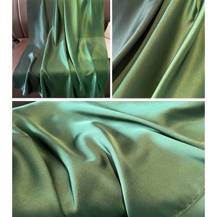 Жіночий шарф палантин смарагдово-зелений легкий, 180*90 см - 3