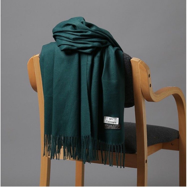 Жіночий шарф малахітовий SKY Cashmere 180*70 см - 2