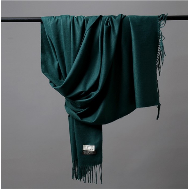 Жіночий шарф малахітовий SKY Cashmere 180*70 см - 3