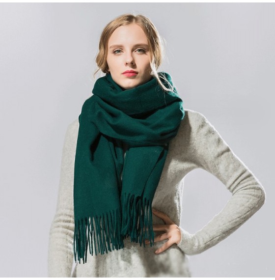 Жіночий шарф малахітовий SKY Cashmere 180*70 см