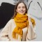 Жіночий шарф жовтий каррі SKY Cashmere, 180*70 см