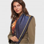 Дизайнерська хустка Київський кіт Казкар 90х90 см