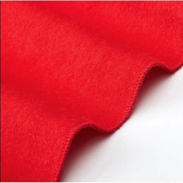 Чоловічий шарф червоний однотонний 180*30 см - 4