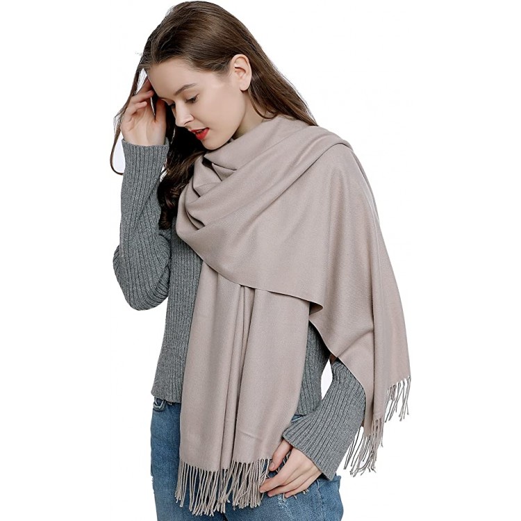 Жіночий шарф із кашеміру кольору гірська луна SKY Cashmere 180*70 см - 3