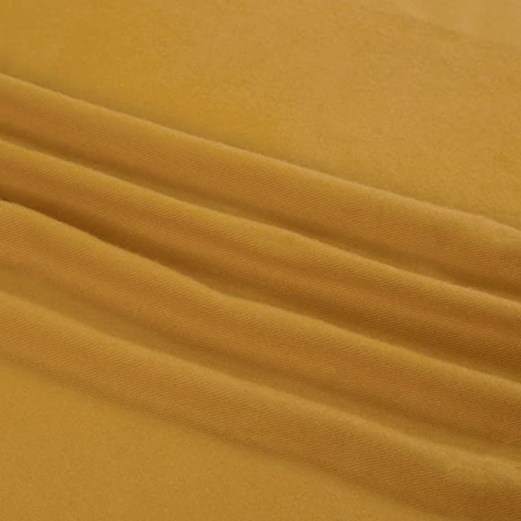 Жіночий шарф кашеміровий куркума однотонний 180*70 см - 4