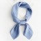Женский платок шелковый голубой однотонный 70*70 см