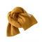 Вязаный шарф детский шерстяной желтый мягкий